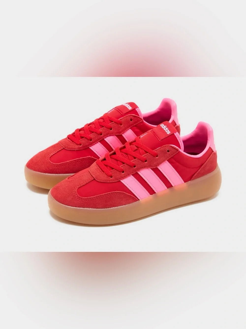 Adidas Barreda Decode Shoe Youth US Size 5 same as W US Size 6 Red Pink Sneaker